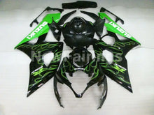 Cargar imagen en el visor de la galería, Black and Green Flame - GSX-R1000 05-06 Fairing Kit