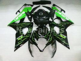 Black and Green Flame - GSX-R1000 05-06 Fairing Kit