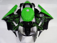 Cargar imagen en el visor de la galería, Black and Green Flame - NINJA ZX-12R 00-01 Fairing Kit