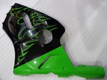 Cargar imagen en el visor de la galería, Black and Green Flame - NINJA ZX-12R 00-01 Fairing Kit