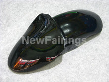 Cargar imagen en el visor de la galería, Black and Green Flame - NINJA ZX-6R 00-02 Fairing Kit