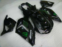 Cargar imagen en el visor de la galería, Black and Green Monster - NINJA ZX-14R 06-11 Fairing Kit