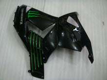 Cargar imagen en el visor de la galería, Black and Green Monster - NINJA ZX-14R 06-11 Fairing Kit
