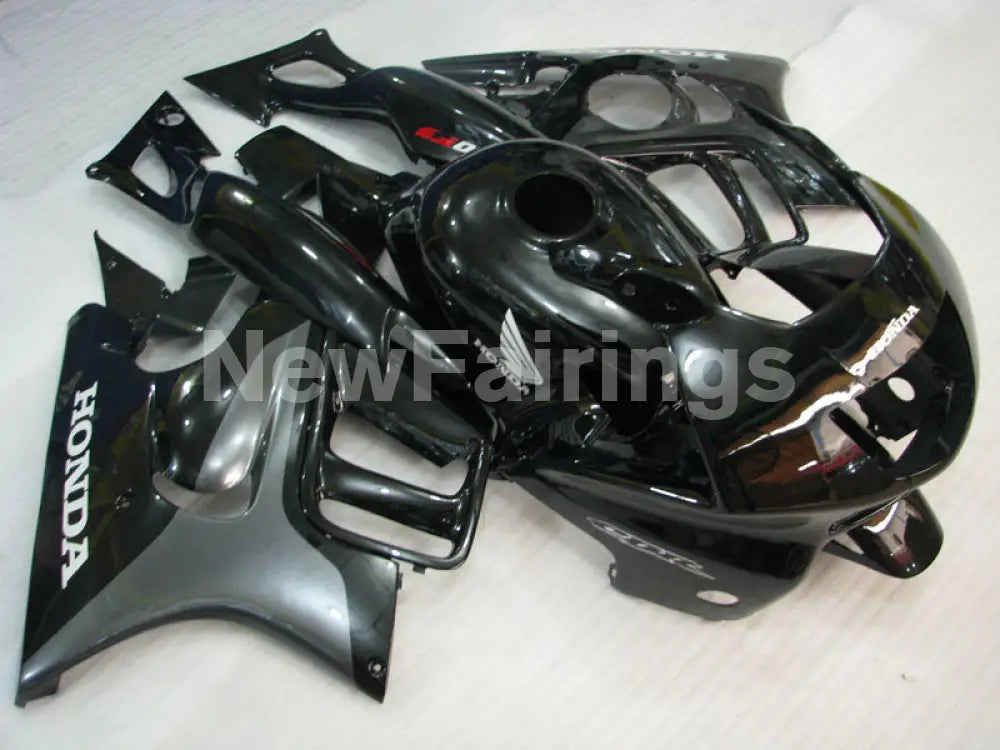 Black and Grey Factory Style - CBR600 F3 97-98 Fairing Kit