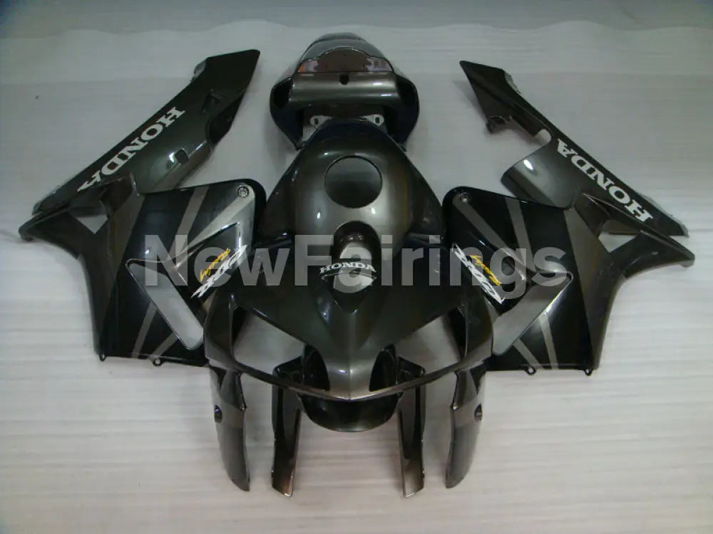 Black and Grey Factory Style - CBR600RR 05-06 Fairing Kit