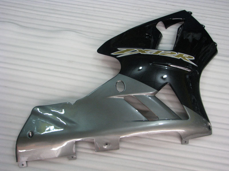 Black and Grey Factory Style - NINJA ZX-12R 02-04 Fairing Kit