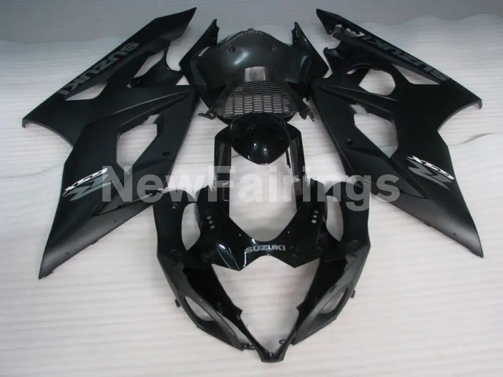 Black and Matte Black Factory Style - GSX-R1000 05-06 Fairing Kit