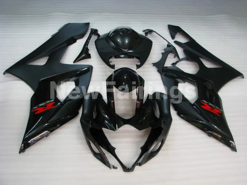 Black Matte Black Factory Style - GSX-R1000 05-06 Fairing Kit