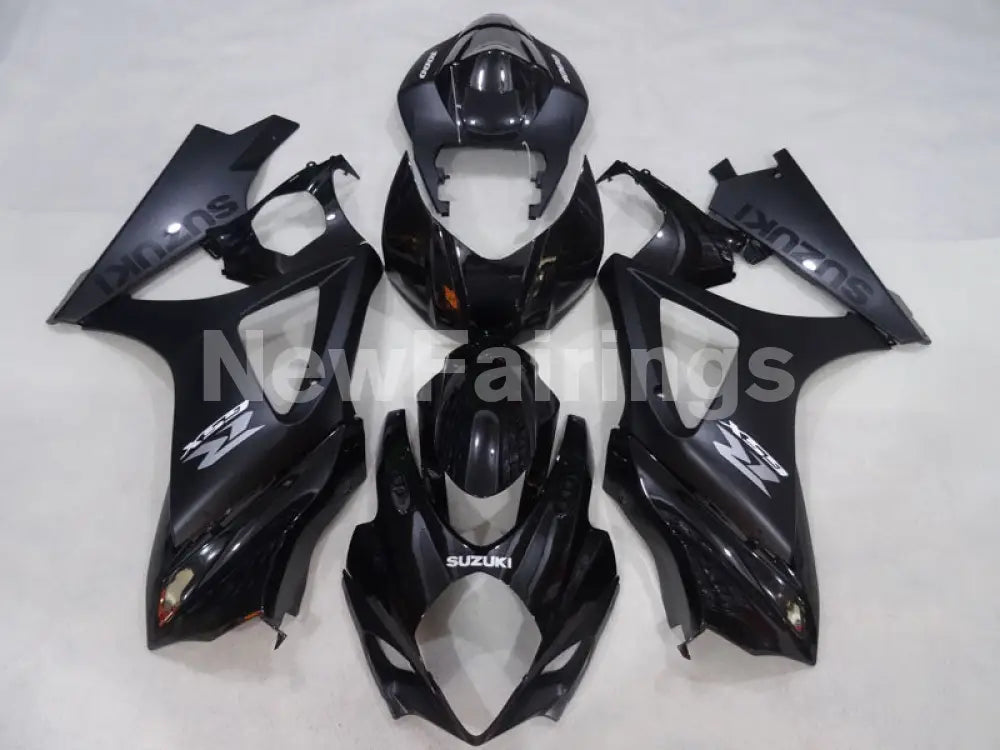 Black Matte Black Factory Style - GSX-R1000 07-08 Fairing Kit
