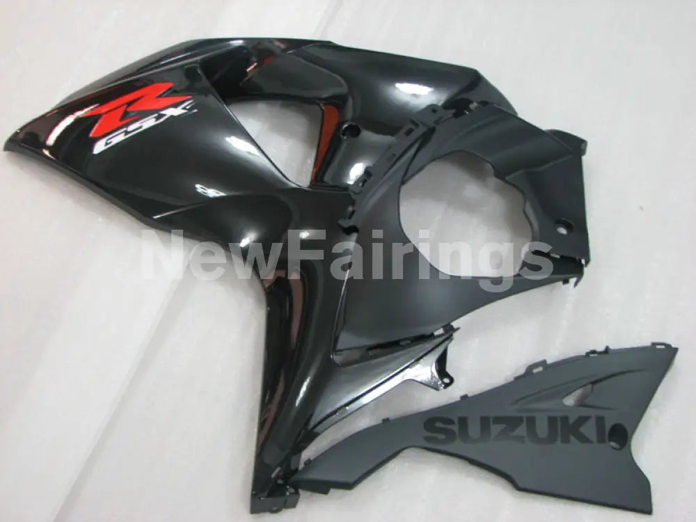 Black and Matte Black Factory Style - GSX-R1000 09-16 Fairing Kit