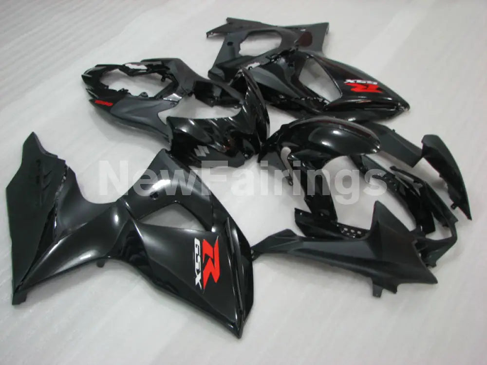 Black and Matte Black Factory Style - GSX-R1000 09-16 Fairing Kit