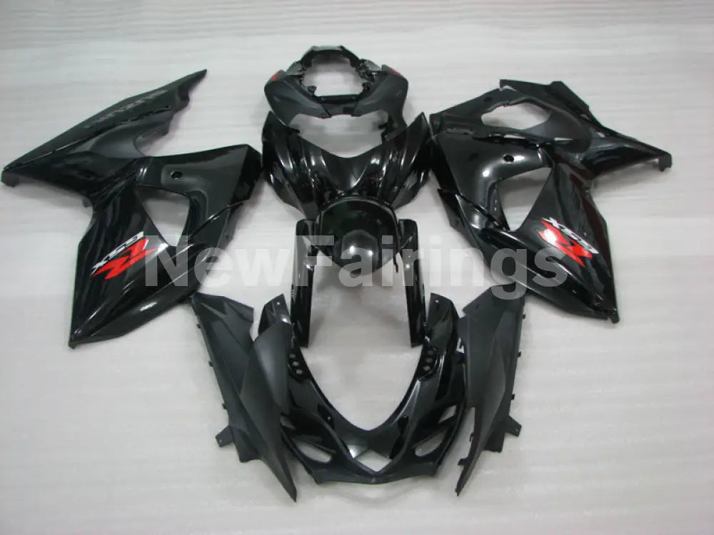 Black and Matte Black Factory Style - GSX-R1000 09-16 Fairing Kit