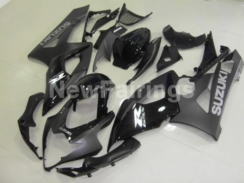Black and Matte Grey Factory Style - GSX-R1000 05-06 Fairing Kit