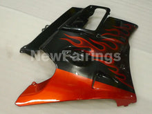 Cargar imagen en el visor de la galería, Black and Orange Flame - CBR600 F2 91-94 Fairing Kit