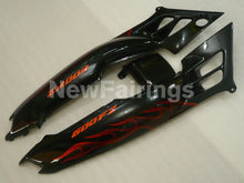 Cargar imagen en el visor de la galería, Black and Orange Flame - CBR600 F2 91-94 Fairing Kit