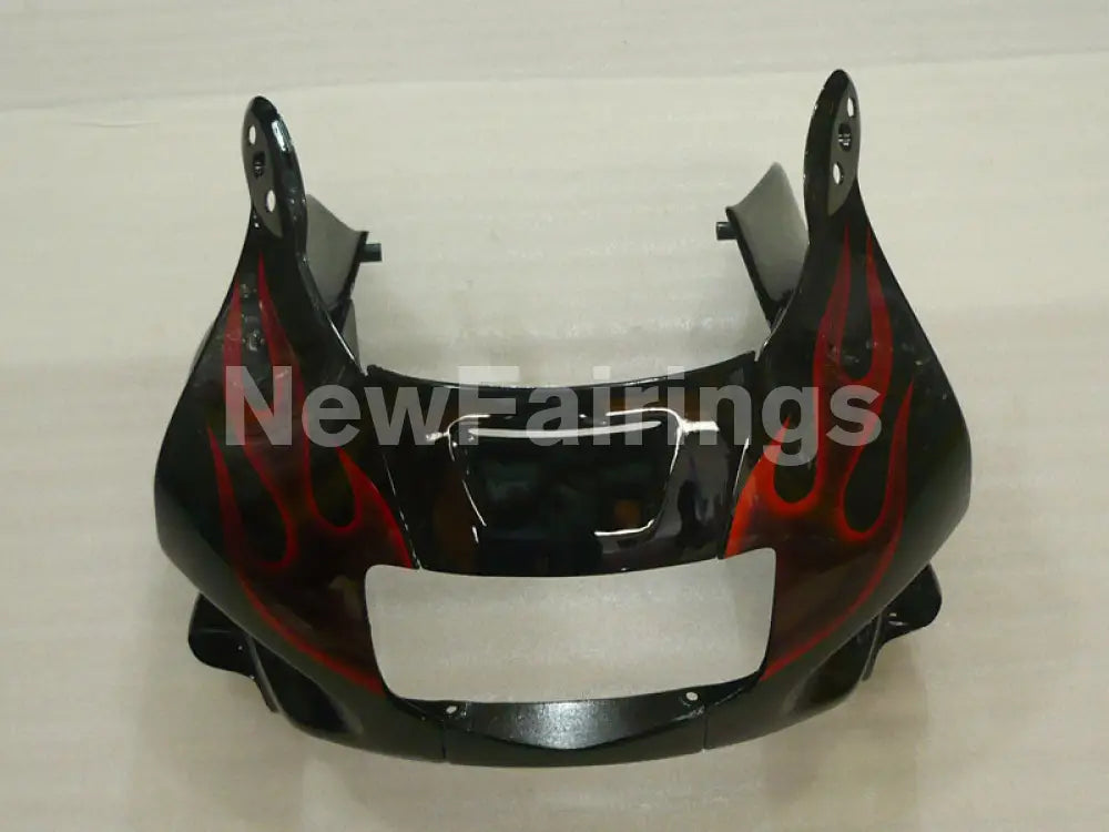 Black and Orange Flame - CBR600 F2 91-94 Fairing Kit