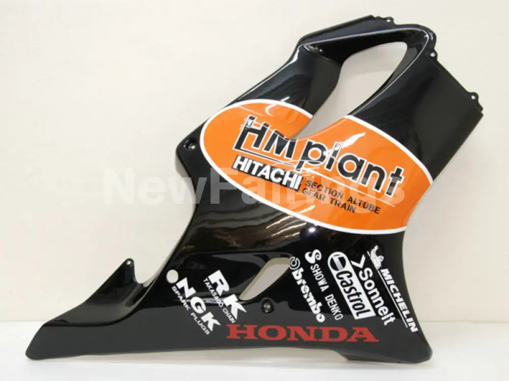 Black and Orange HM plant - CBR600 F4 99-00 Fairing Kit