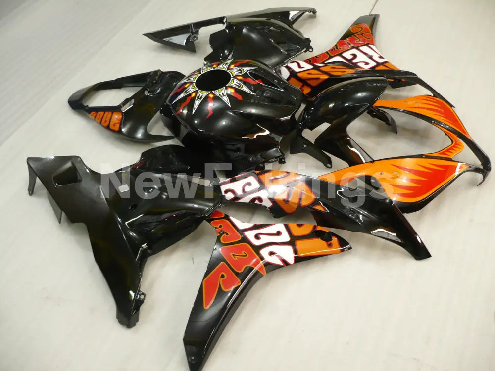Black and Orange Rossi - CBR600RR 09-12 Fairing Kit
