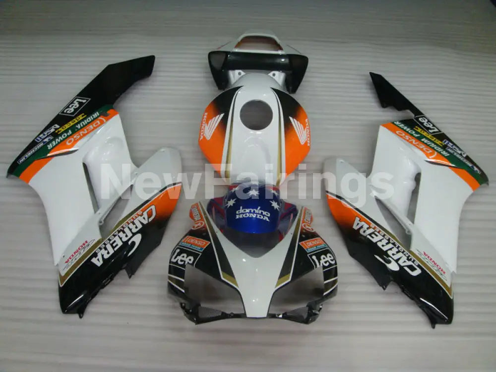 Black and Orange White Lee - CBR1000RR 04-05 Fairing Kit