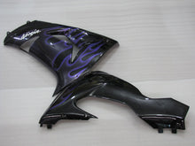 Cargar imagen en el visor de la galería, Black and Purple Flame - NINJA ZX-10R 06-07 Fairing Kit