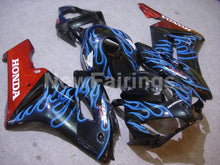Cargar imagen en el visor de la galería, Black Red and Blue Flame - CBR1000RR 04-05 Fairing Kit