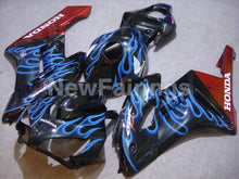 Cargar imagen en el visor de la galería, Black Red and Blue Flame - CBR1000RR 04-05 Fairing Kit