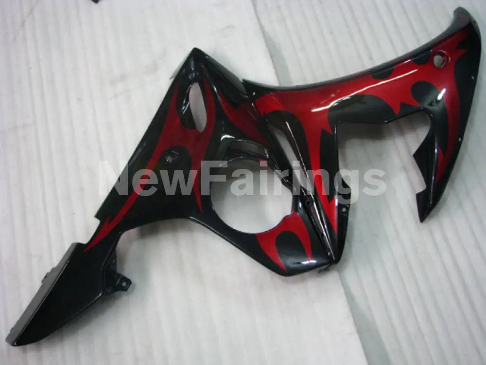Black Red Factory Style - YZF-R6 05 Fairing Kit