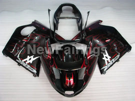 Black Red Flame - CBR 1100 XX 96-07 Fairing Kit