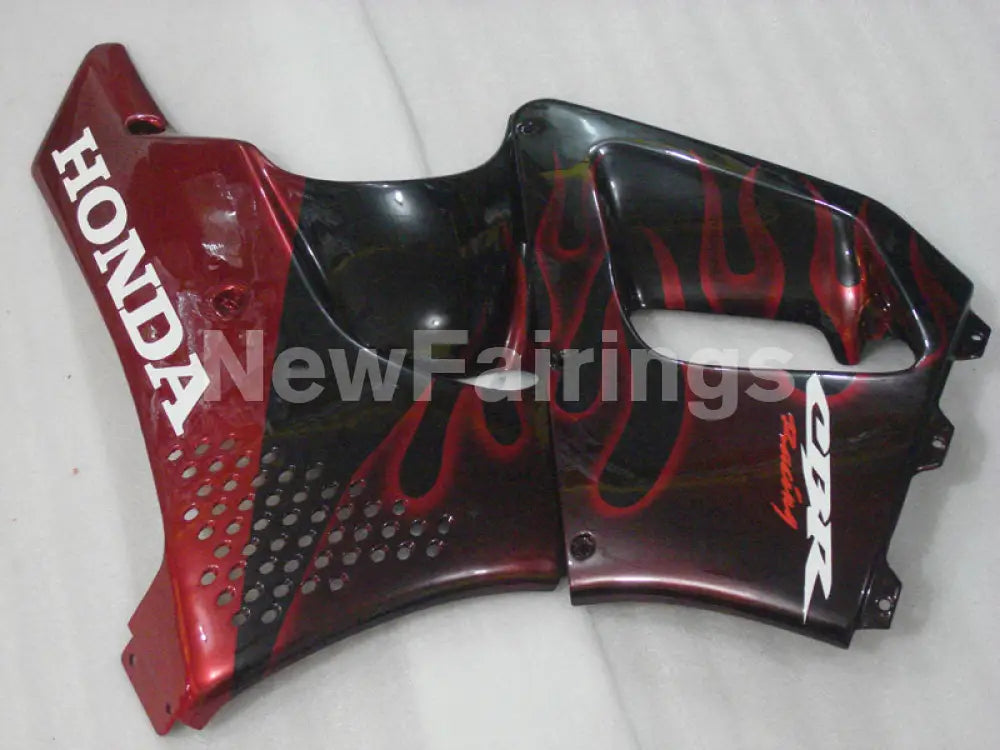 Black and Red Flame - CBR 900 RR 92-93 Fairing Kit