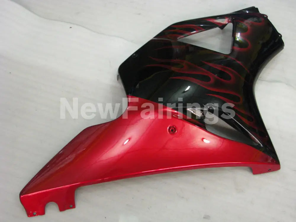 Black and Red Flame - CBR 954 RR 02-03 Fairing Kit