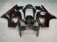 Cargar imagen en el visor de la galería, Black and Red Flame - CBR 954 RR 02-03 Fairing Kit