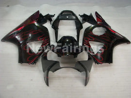 Black and Red Flame - CBR 954 RR 02-03 Fairing Kit