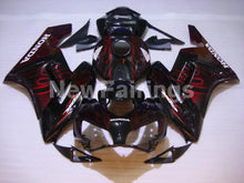 Cargar imagen en el visor de la galería, Black and Red Flame - CBR1000RR 04-05 Fairing Kit