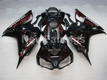 Cargar imagen en el visor de la galería, Black and Red Flame - CBR1000RR 06-07 Fairing Kit