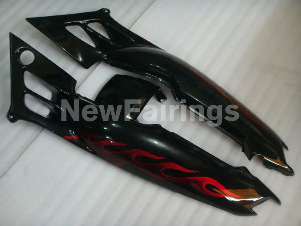 Black and Red Flame - CBR600 F2 91-94 Fairing Kit
