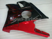 Cargar imagen en el visor de la galería, Black and Red Flame - CBR600 F2 91-94 Fairing Kit