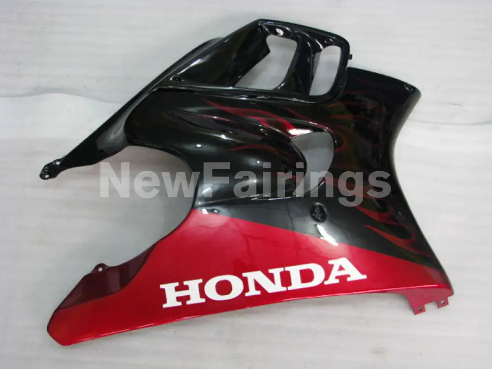 Black and Red Flame - CBR600 F3 95-96 Fairing Kit