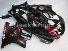 Cargar imagen en el visor de la galería, Black and Red Flame - CBR600 F3 97-98 Fairing Kit