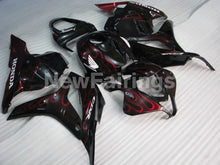 Cargar imagen en el visor de la galería, Black and Red Flame - CBR600RR 09-12 Fairing Kit
