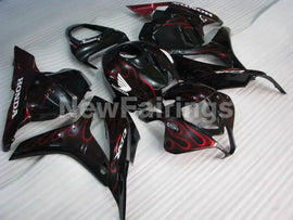 Black and Red Flame - CBR600RR 09-12 Fairing Kit
