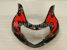 Cargar imagen en el visor de la galería, Black and Red Flame - GSX-R600 01-03 Fairing Kit
