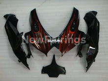 Cargar imagen en el visor de la galería, Black and Red Flame - GSX-R750 08-10 Fairing Kit