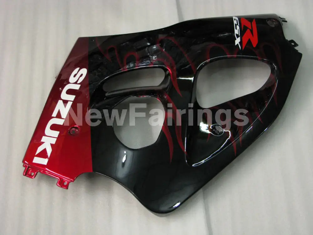 Black and Red Flame - GSX-R750 96-99 Fairing Kit
