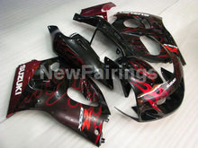 Cargar imagen en el visor de la galería, Black and Red Flame - GSX-R750 96-99 Fairing Kit