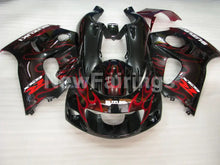 Cargar imagen en el visor de la galería, Black and Red Flame - GSX-R750 96-99 Fairing Kit