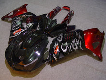 Cargar imagen en el visor de la galería, Black Red Flame - NINJA ZX-14R 06-11 Fairing Kit