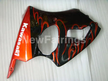 Cargar imagen en el visor de la galería, Black Red Flame - NINJA ZX-6R 00-02 Fairing Kit