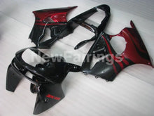 Cargar imagen en el visor de la galería, Black and Red Flame - NINJA ZX-6R 98-99 Fairing Kit