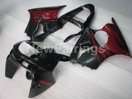 Black and Red Flame - NINJA ZX-6R 98-99 Fairing Kit