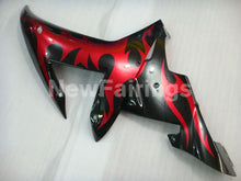 Cargar imagen en el visor de la galería, Black Red Flame - YZF-R1 02-03 Fairing Kit